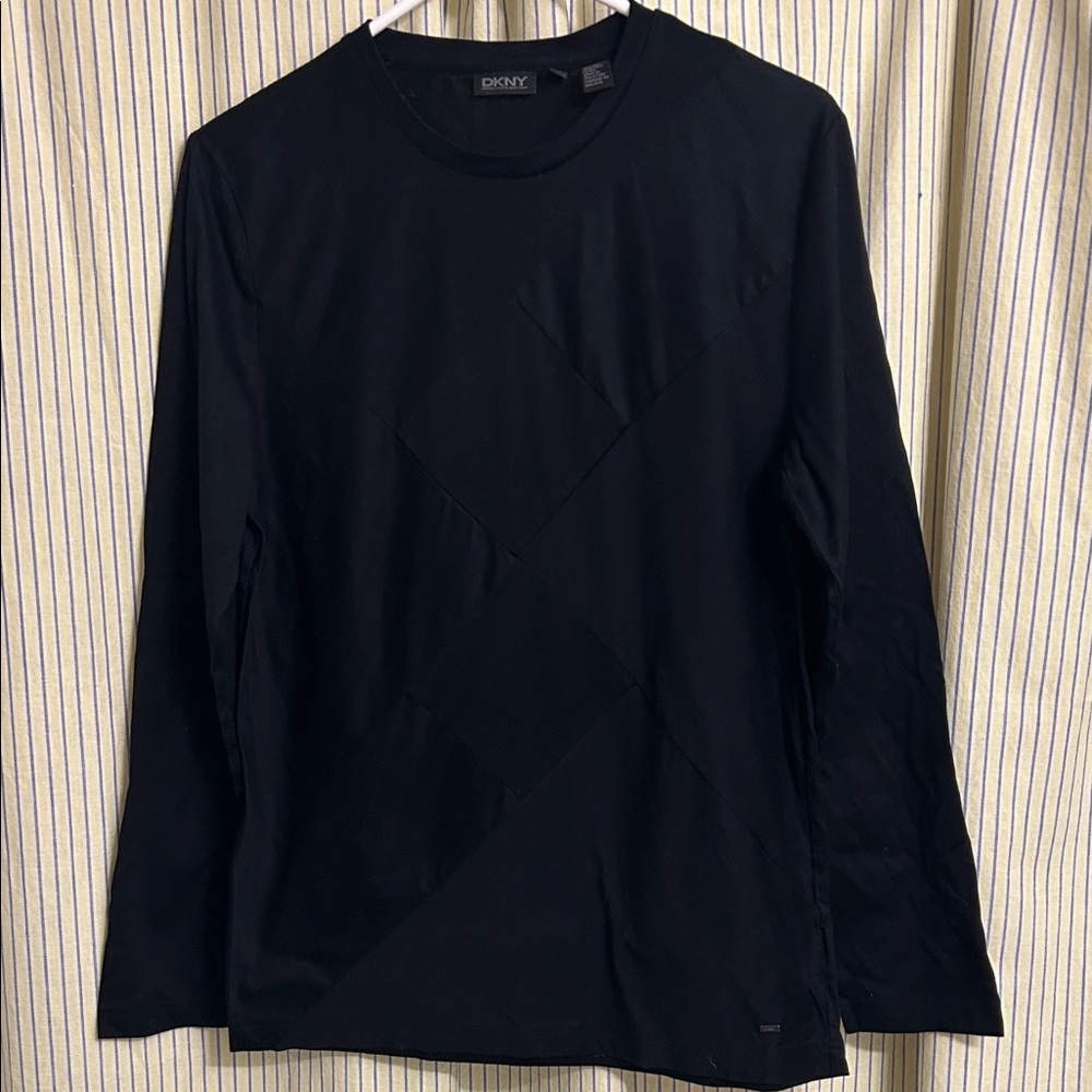DKNY Men's Dark Long Sleeve Tee